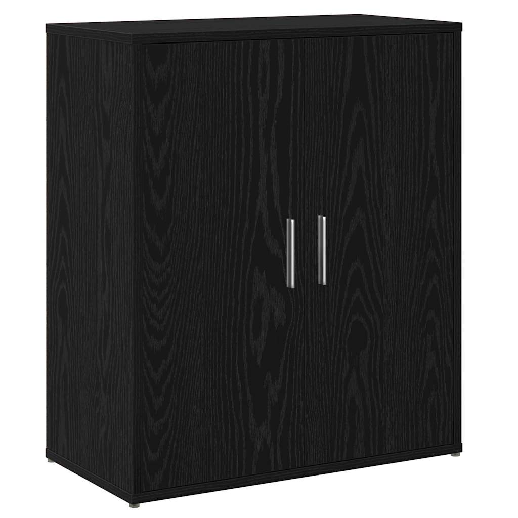 vidaXL Highboard 2 pcs Μαύρη δρυς 60 x 31 x 70 εκ Επεξεργασμένο ξύλο