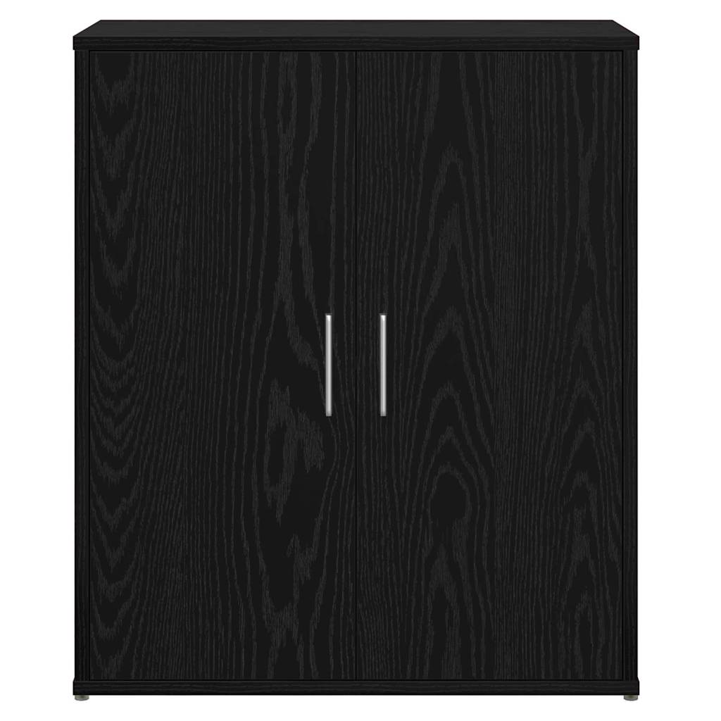 vidaXL Highboard 2 pcs Μαύρη δρυς 60 x 31 x 70 εκ Επεξεργασμένο ξύλο