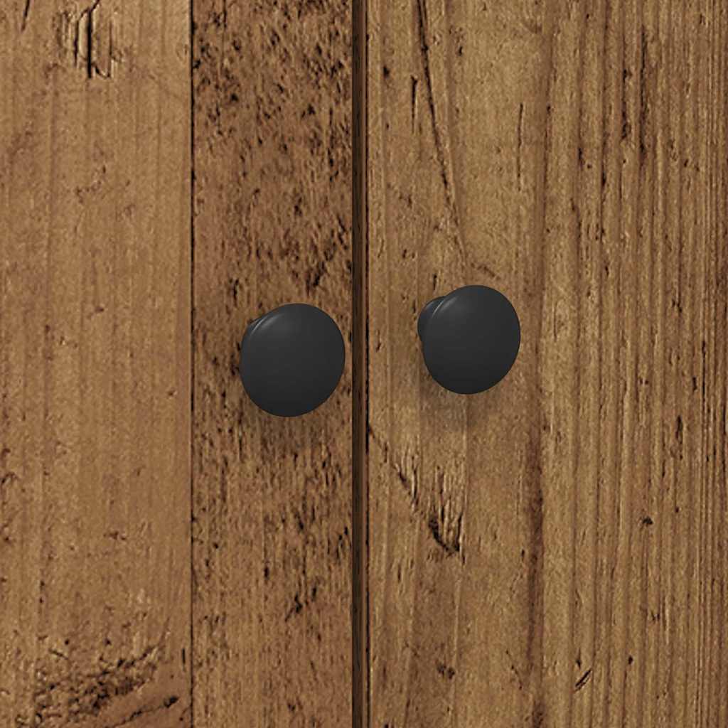 vidaXL Ντουλάπα Κουζίνας με ράφι με πόρτα Παλαιό ξύλο 60 x 50 x 180 εκ