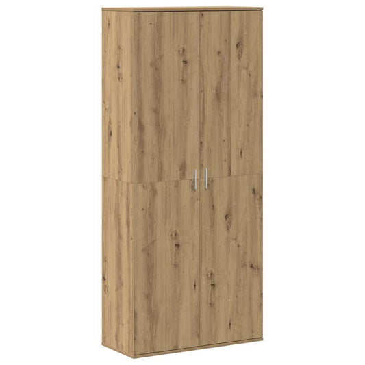 vidaXL Ψηλή Ντουλάπα 80 x 35 x 180 εκ Επεξεργασμένο Ξύλο artisan δρυς