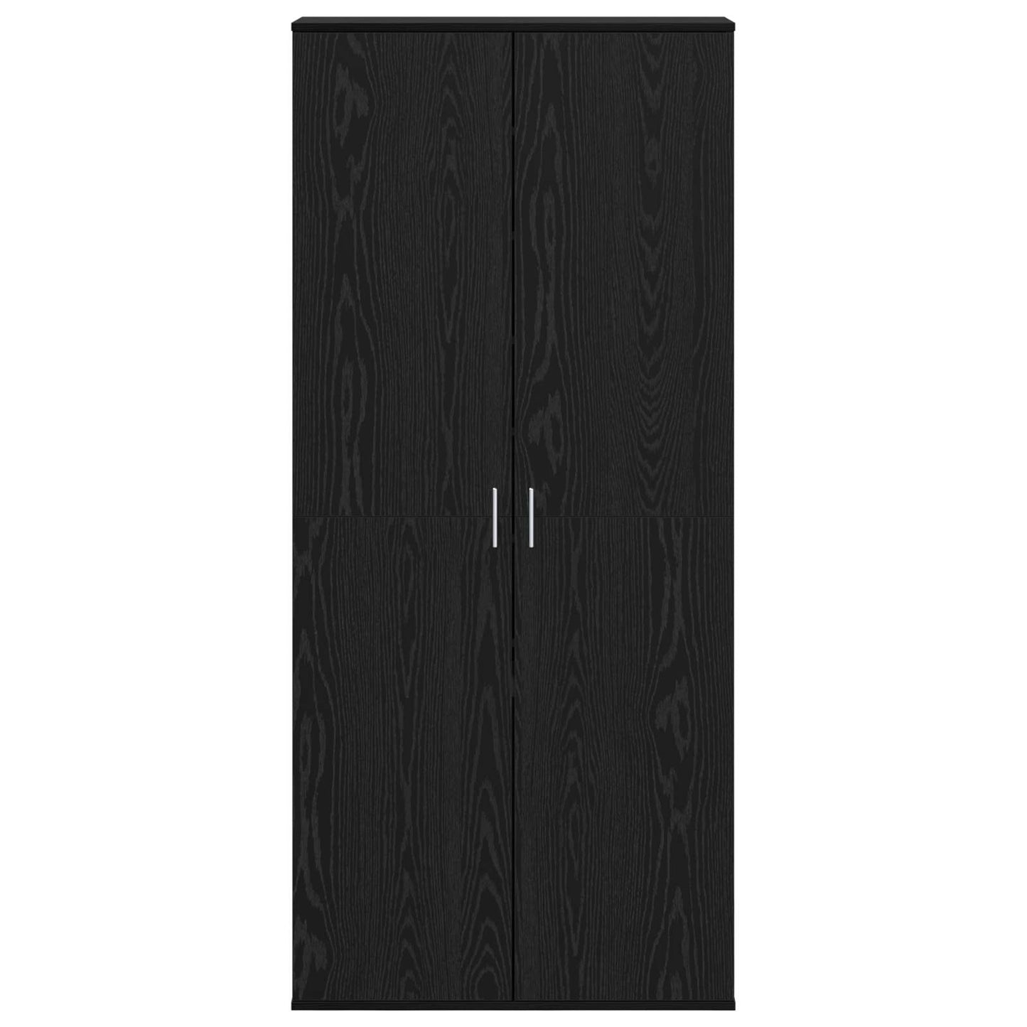 vidaXL Highboard 80 x 39 x 178 εκ Επεξεργασμένο Ξύλο Μαύρη Δρυς