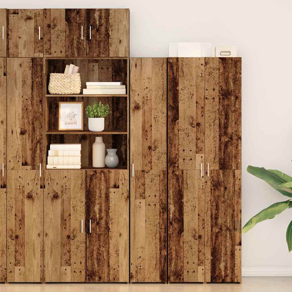 vidaXL Υψηλόμπαρο Παλιό Ξύλο 30x42.5x185 εκ. Κατασκευασμένο Ξύλο