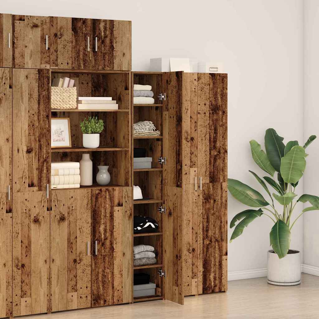 vidaXL Υψηλόμπαρο Παλιό Ξύλο 30x42.5x185 εκ. Κατασκευασμένο Ξύλο