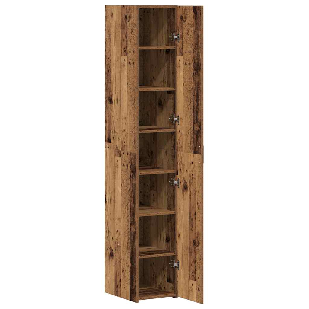 vidaXL Υψηλόμπαρο Παλιό Ξύλο 30x42.5x185 εκ. Κατασκευασμένο Ξύλο