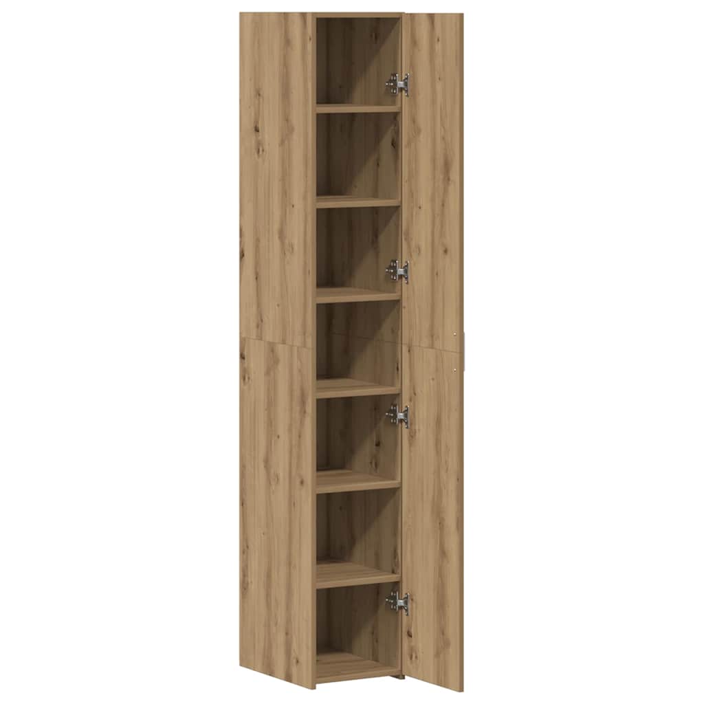 vidaXL Highboard 2 pcs Artisan Oak 30 x 42,5 x 185 εκ