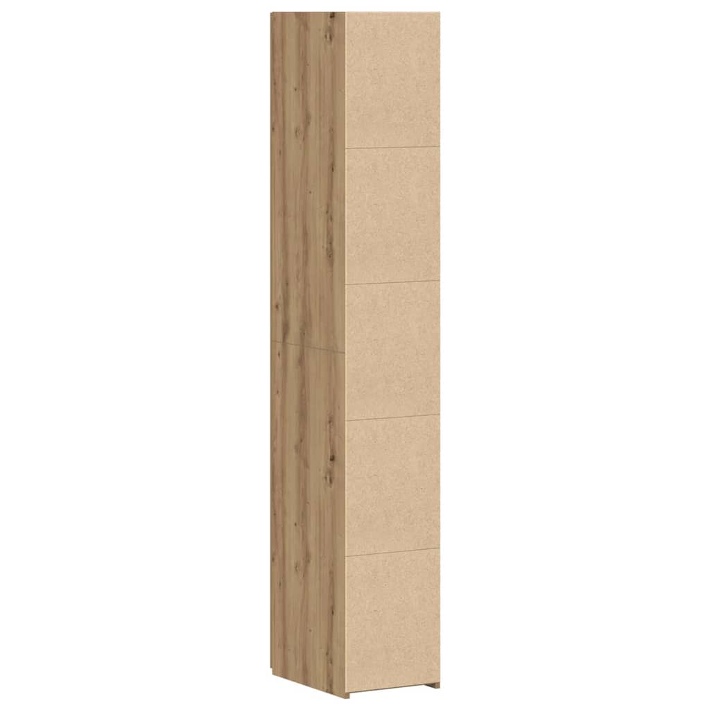 vidaXL Highboard 2 pcs Artisan Oak 30 x 42,5 x 185 εκ