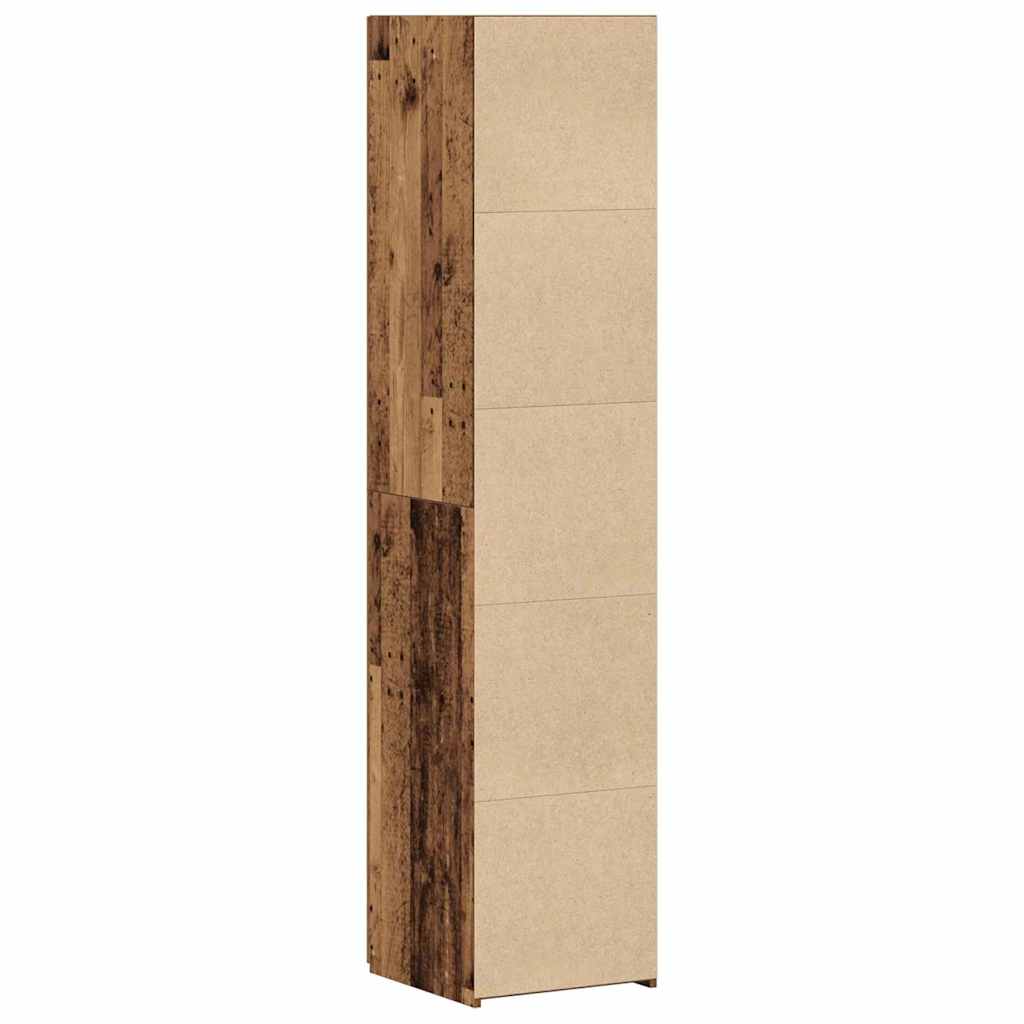 vidaXL Ψηλός Μπουφές Παλαιό Ξύλο 40x42.5x185 εκ. Κατασκευασμένο Ξύλο