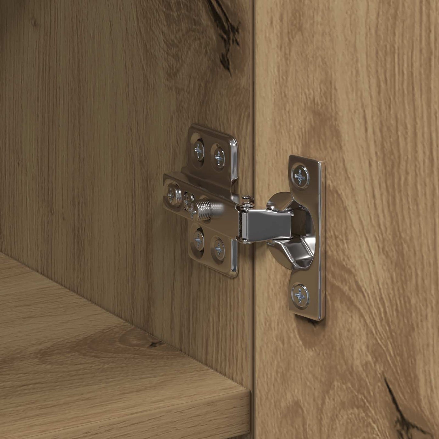 vidaXL Highboard 2 pcs Artisan Oak 50 x 42,5 x 185 εκ.