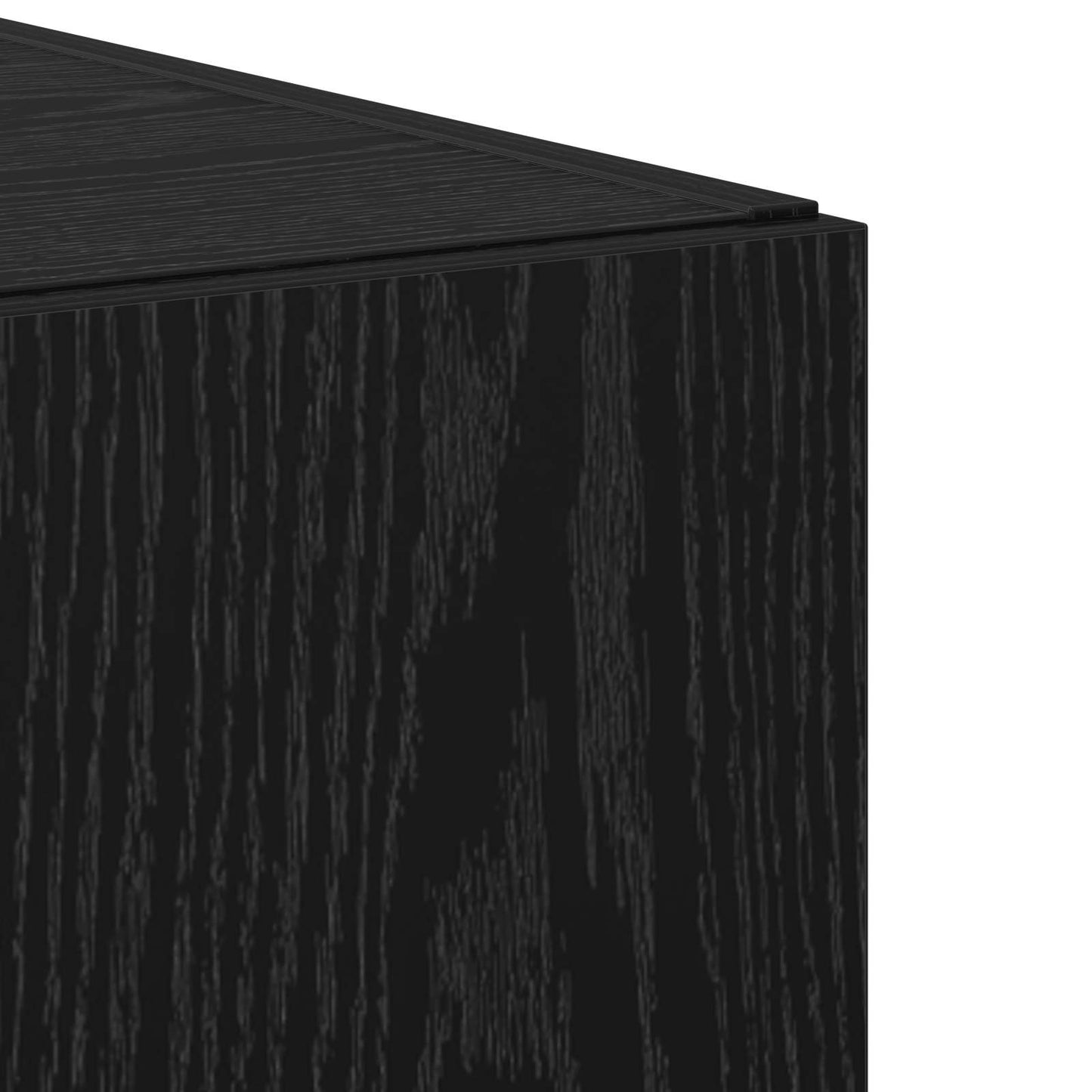 vidaXL Highboard 2 pcs Μαύρη Οξυά 50 x 42,5 x 185 εκ.