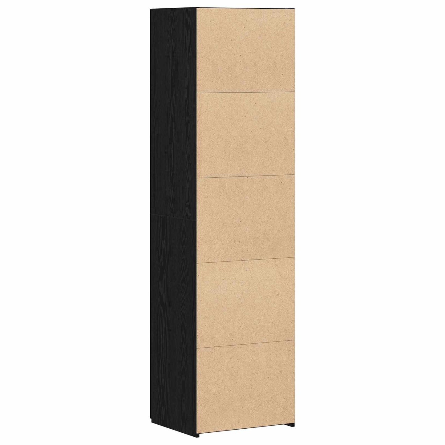 vidaXL Highboard 2 pcs Μαύρη Οξυά 50 x 42,5 x 185 εκ.