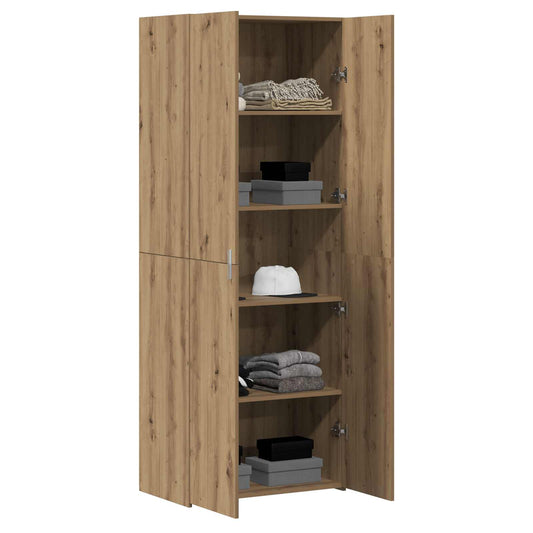 vidaXL Highboard 2 pcs Artisan Oak 70 x 42,5 x 185 εκ