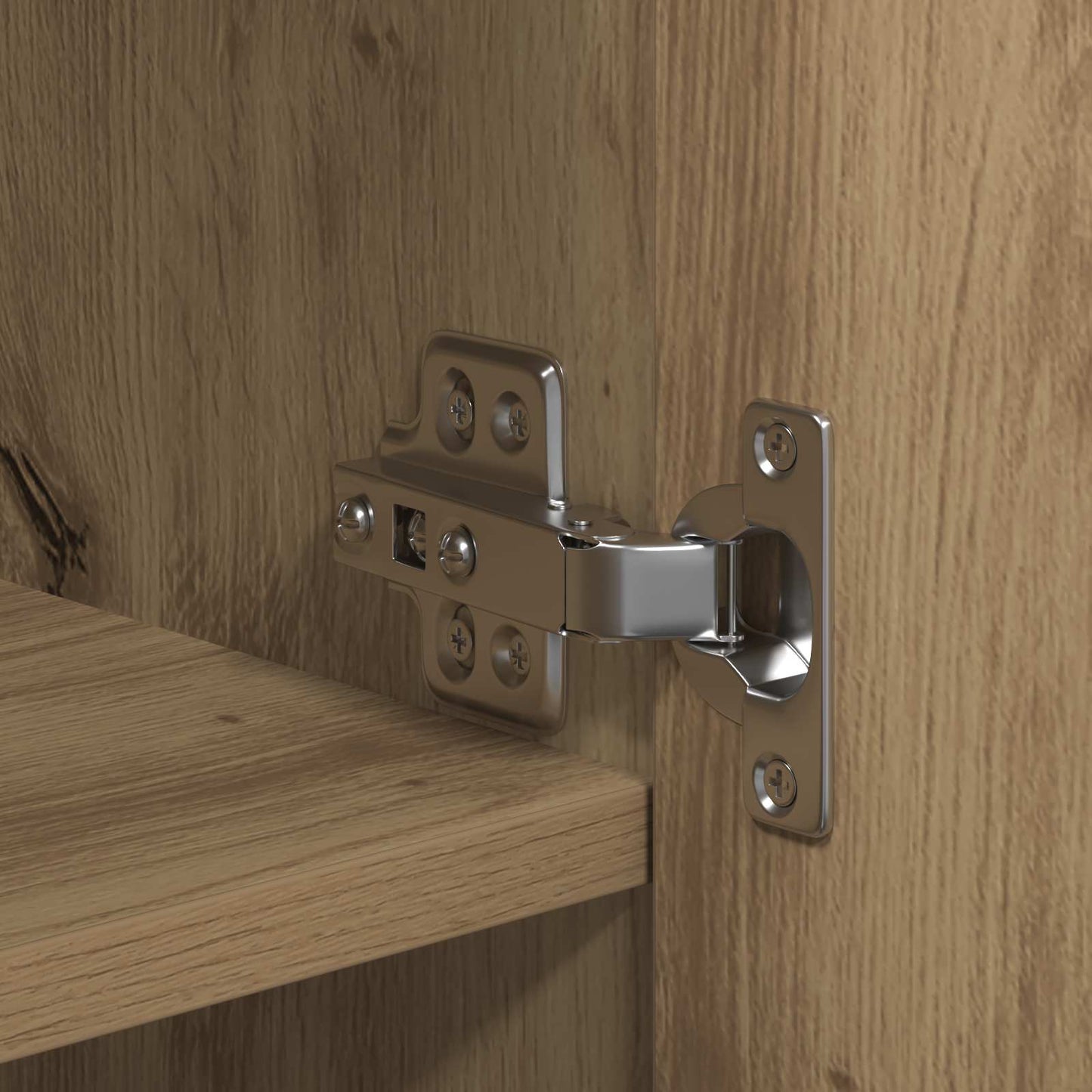 vidaXL Highboard 2 pcs Artisan Oak 70 x 42,5 x 185 εκ