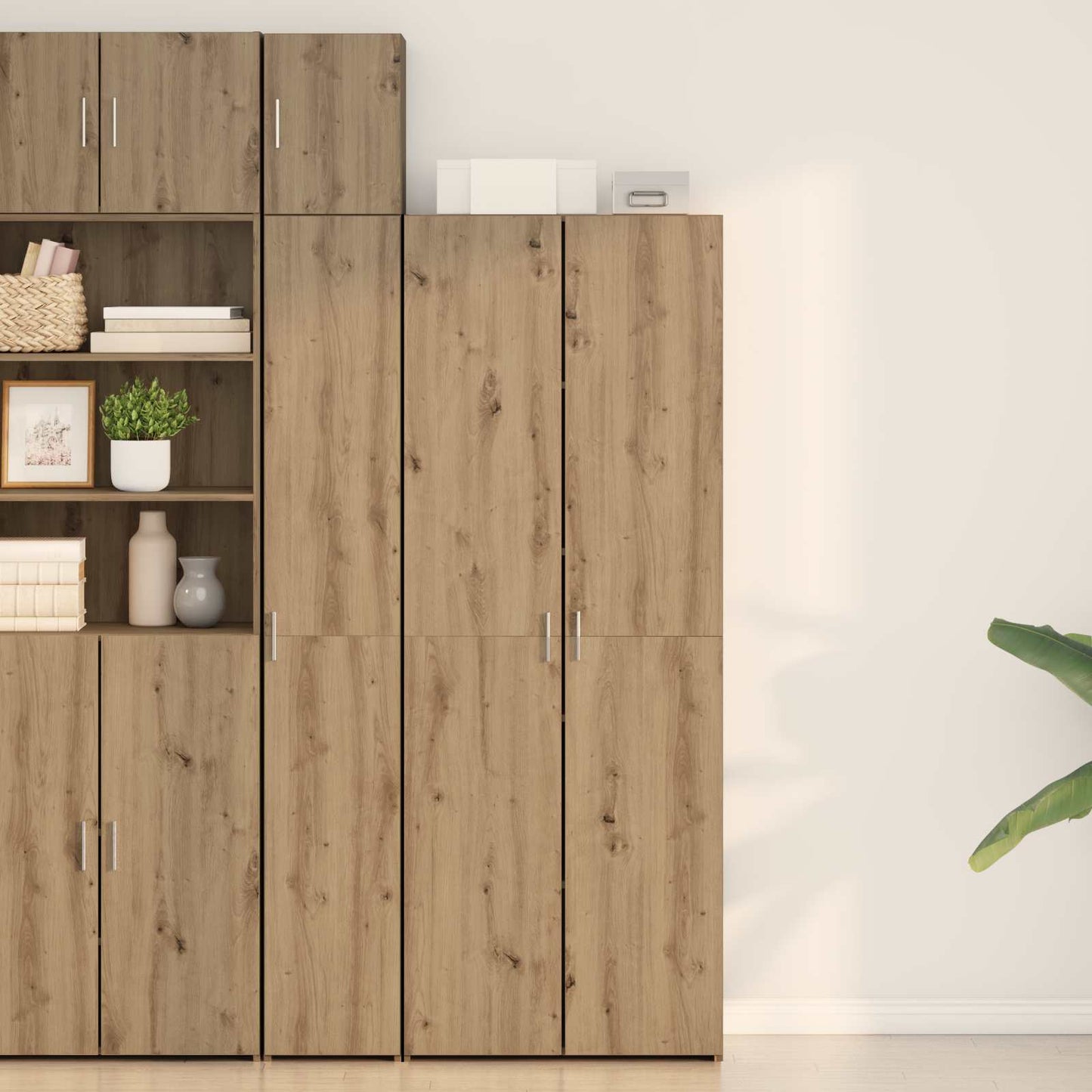 vidaXL Highboard 2 pcs Artisan Oak 70 x 42,5 x 185 εκ
