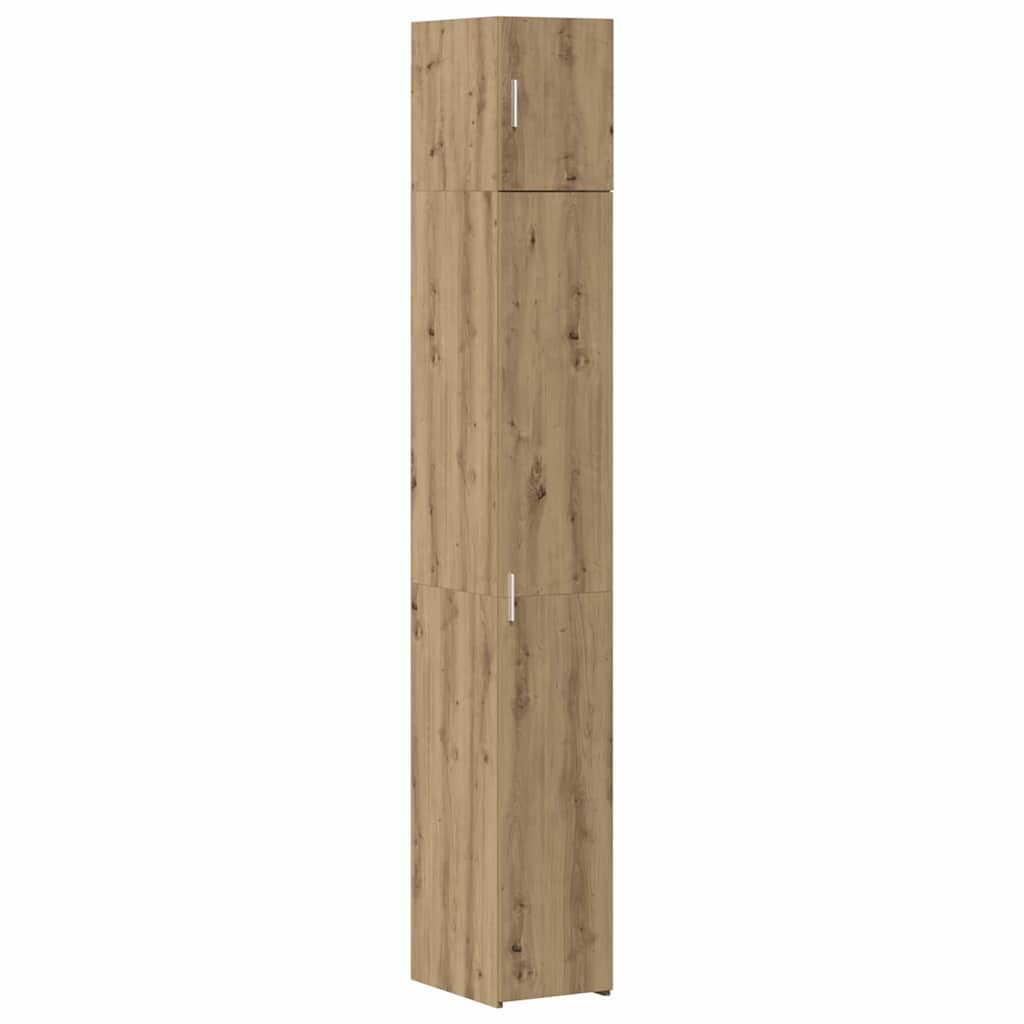 vidaXL Ντουλάπι αποθήκευσης 2 pcs Artisan Δρυς 30 x 42,5 x 225 εκ