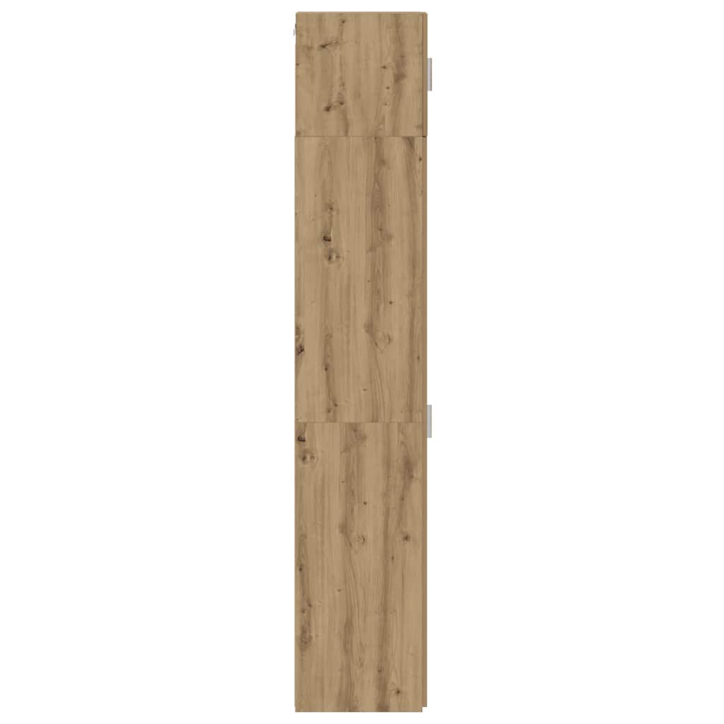 vidaXL Ντουλάπι αποθήκευσης 2 pcs Artisan Δρυς 30 x 42,5 x 225 εκ