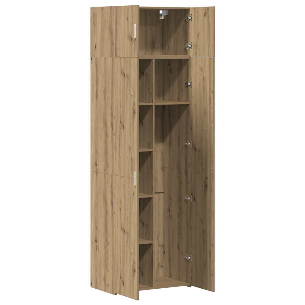 vidaXL Ντουλάπι αποθήκευσης 3 pcs Artisan Oak