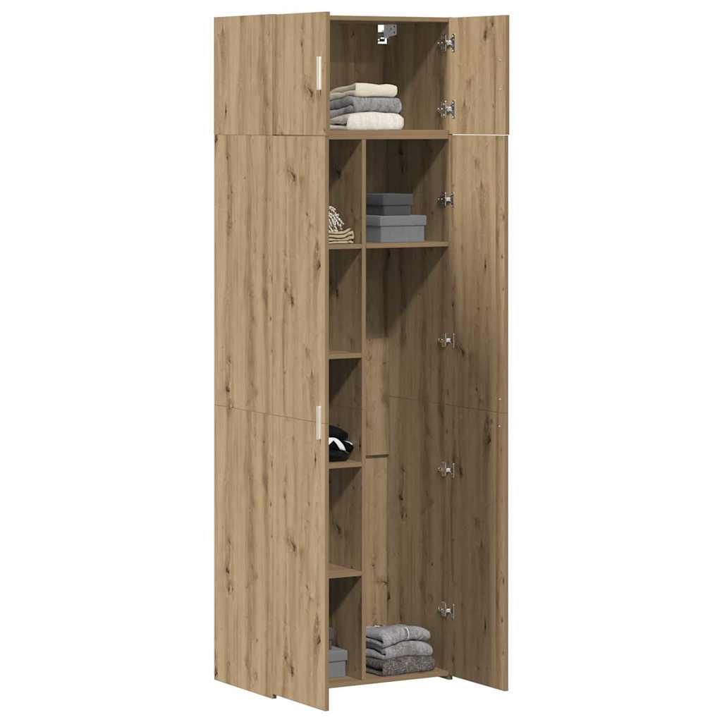 vidaXL Ντουλάπι αποθήκευσης 3 pcs Artisan Oak