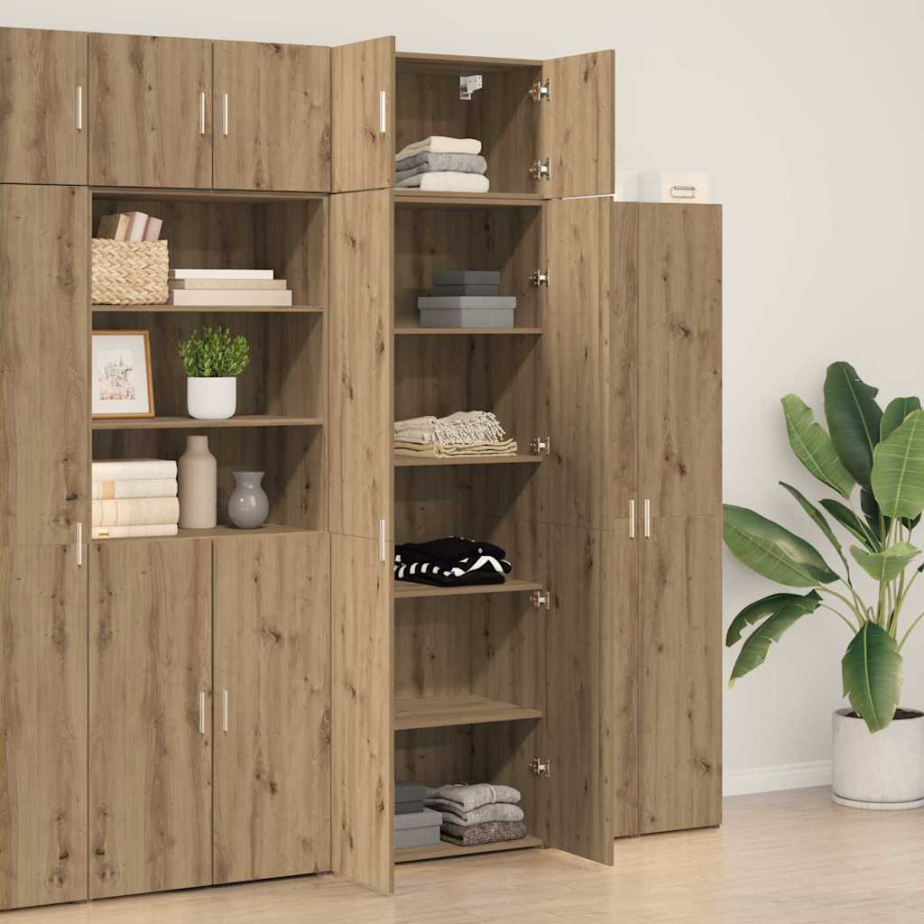vidaXL Ντουλάπι αποθήκευσης 3 pcs Artisan Oak
