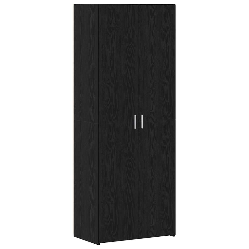 vidaXL Ντουλάπι αποθήκευσης 3 pcs Μαύρη Οξυά