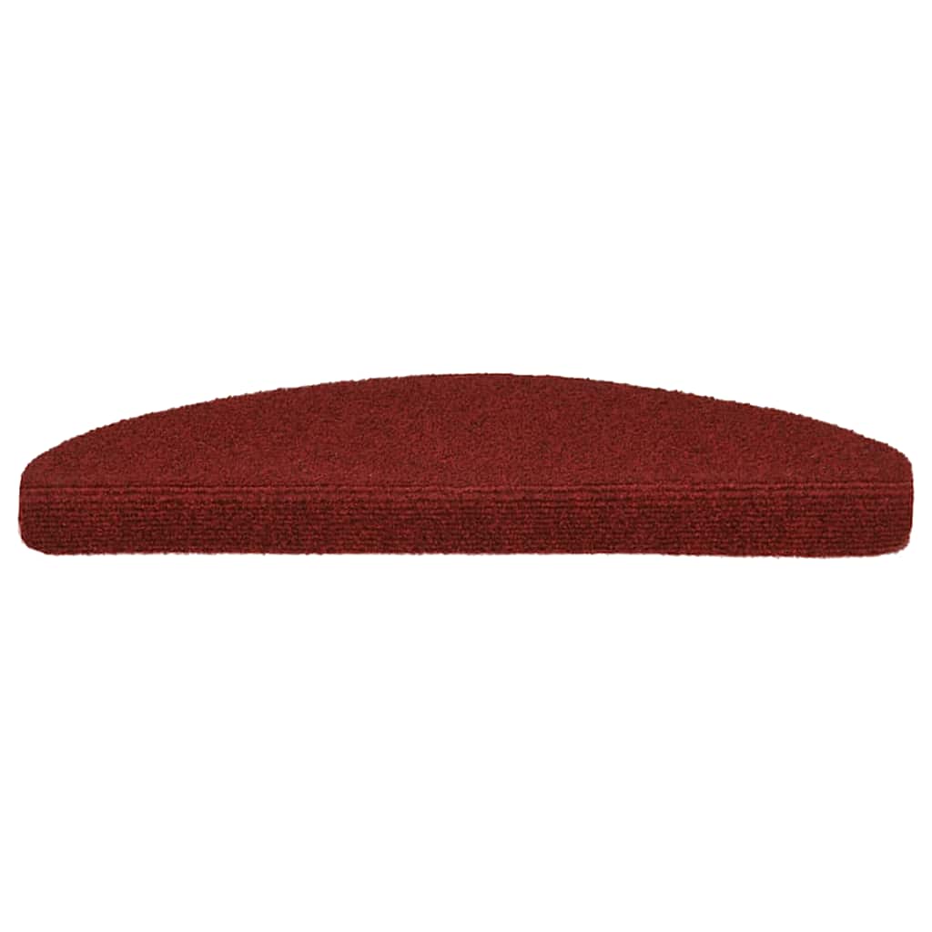 vidaXL Πατάκια Σκάλας Αυτοκόλλητα 20 τεμ. Κόκκινο 65x21x4 εκ.