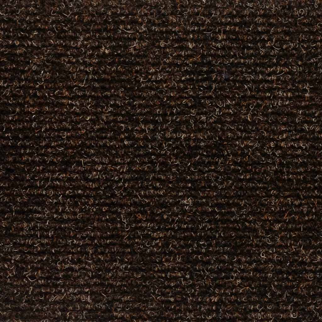 vidaXL Πατάκια Σκαλιών Αυτοκόλλητα 20 τεμ. Καφέ Ημίκυκλα 56x17x3 εκ.