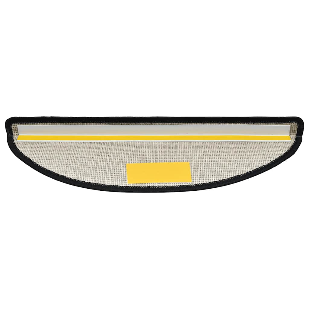 vidaXL Πατάκια Σκαλοπάτια 30 τεμ. Ανθρακί Ημίκυκλα 56x17x3 εκ.