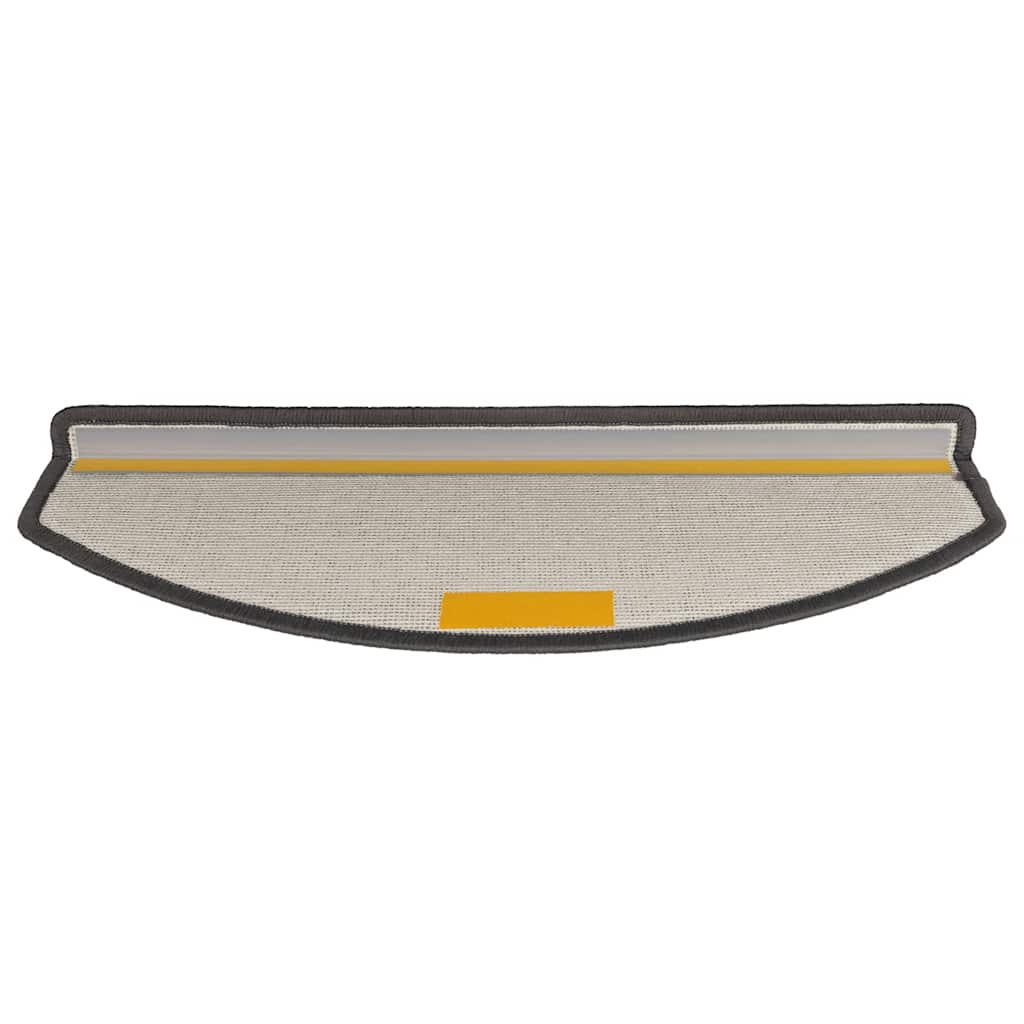 vidaXL Πατάκια Σκαλοπατιών 30 τεμ. Σκούρο Γκρι Ημίστρογγυλά Μεγάλα 65x24x4 εκ.