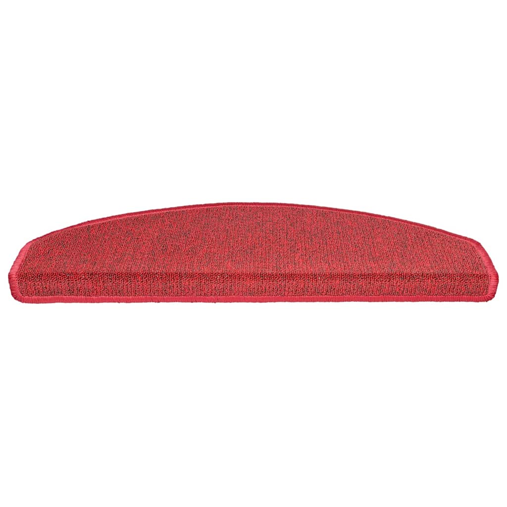 vidaXL Πατάκια για σκάλες 30 τεμάχια Μπορντό κόκκινο 65x24x4 cm