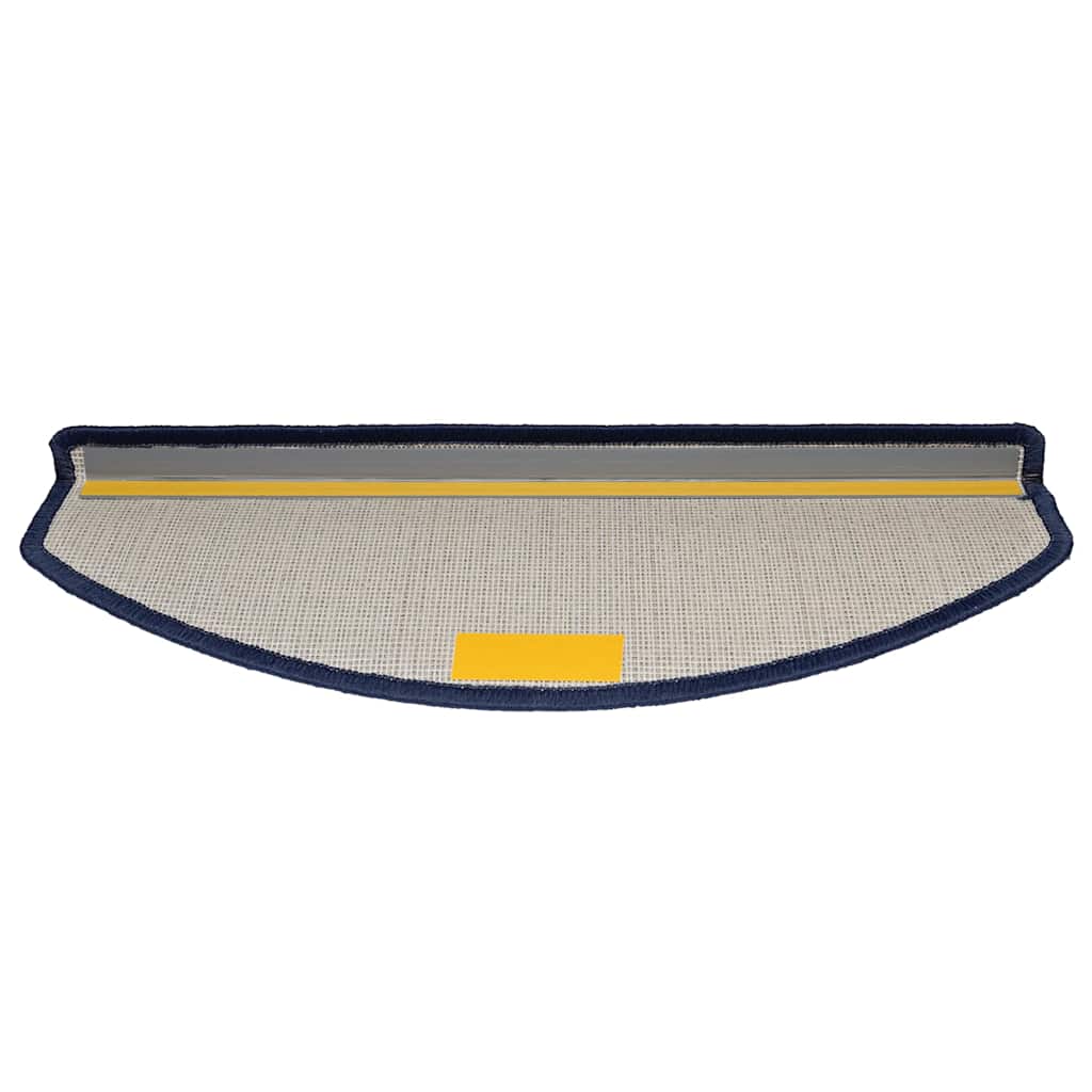 vidaXL Πατάκια Σκαλοπάτια 30 τεμ. Μπλε Ημίστρογγυλά Μεγάλα 65x24x4 εκ.