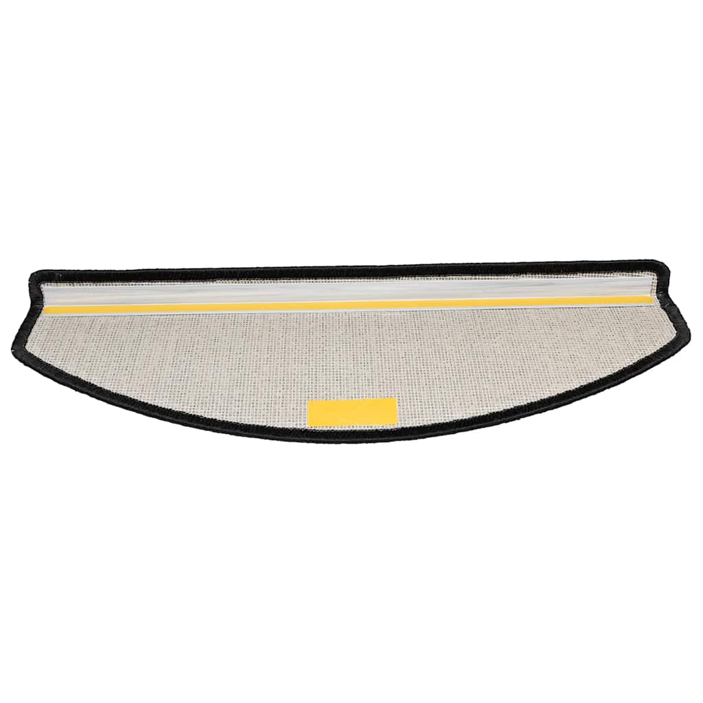 vidaXL Πατάκια Σκαλοπάτια 20 τεμ. Ανθρακί 65x24x4 εκ. Ημίστρογγυλά Μεγάλα