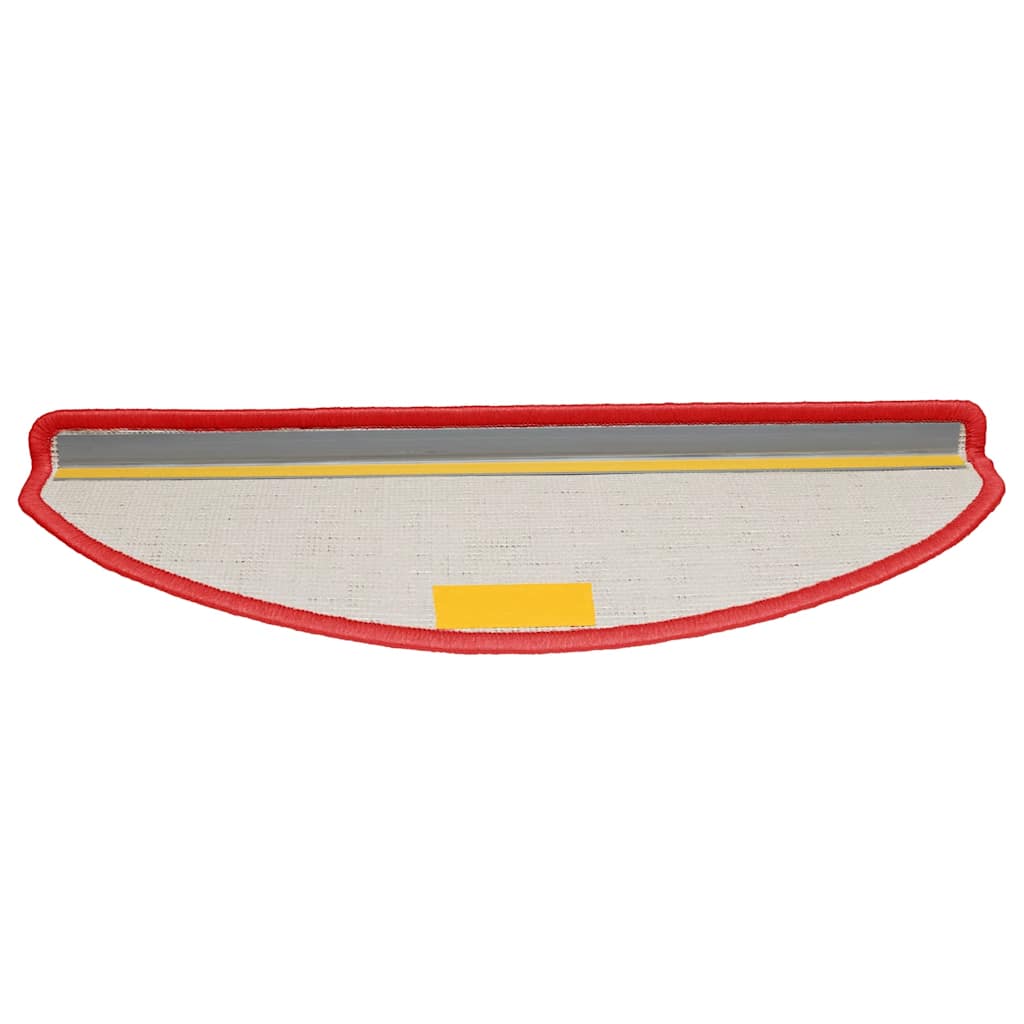 vidaXL Πατάκια για σκάλες 30 τεμάχια Κόκκινο 65x21x4 cm