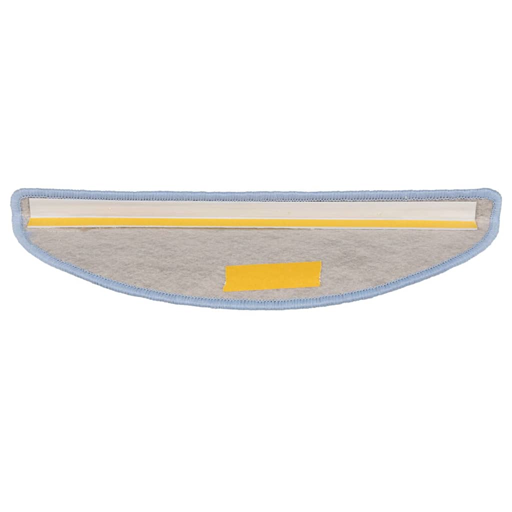 vidaXL Πατάκια Σκάλας Αυτοκόλλητα 30 τεμ. Όψη Σιζάλ Μπλε 56x17x3 εκ.