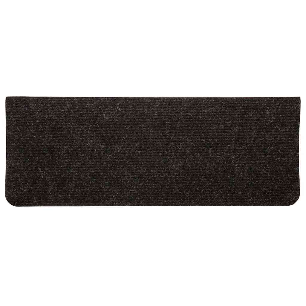 vidaXL Πατάκια Σκάλας Αυτοκόλλητα 30 τεμ. Ανθρακί 65x24,5x3,5 εκ.