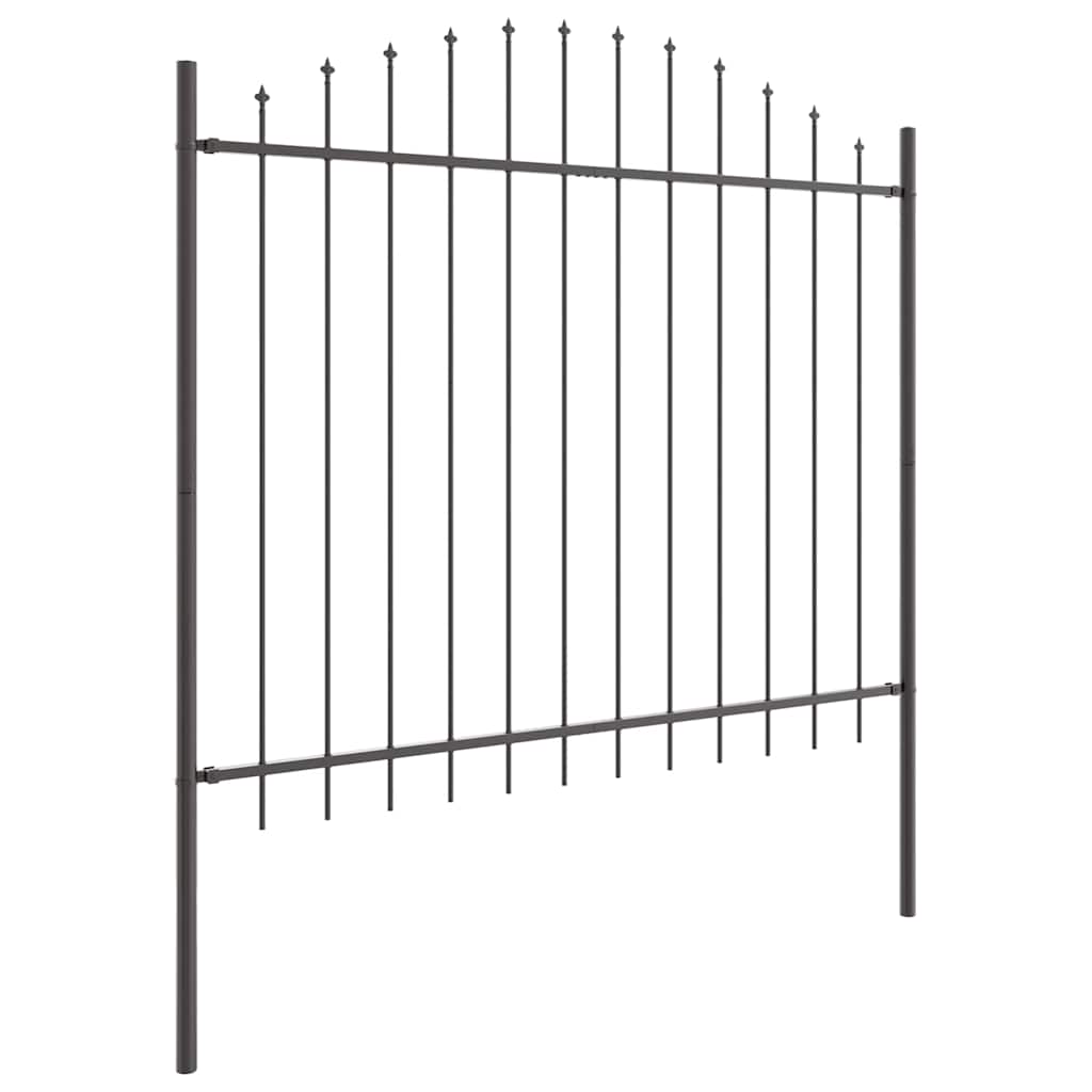 vidaXL Φράχτης Κήπου WOERDEN 3 τμχ. 170 x 190 cm Γκρι