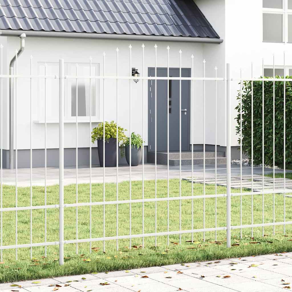 vidaXL Φράχτης Κήπου WOERDEN 2 τμχ. 170 x 215 cm Λευκό