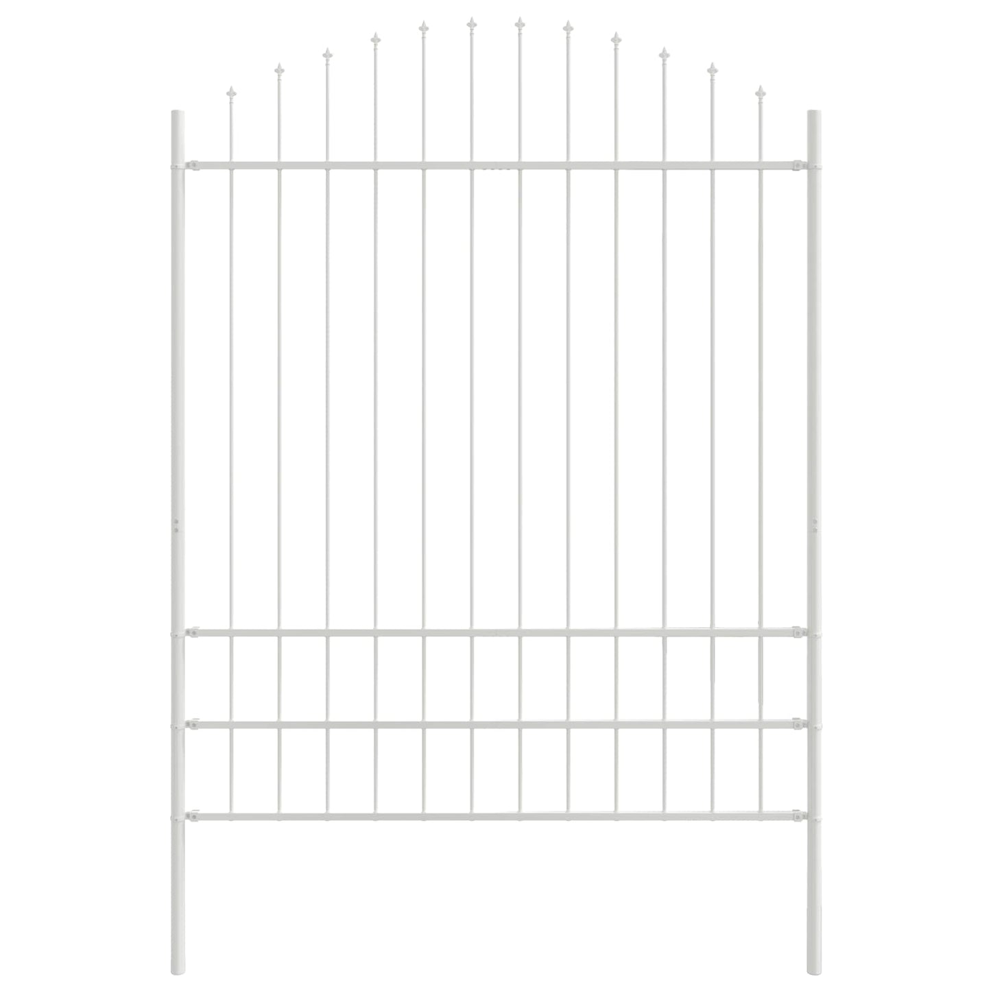 vidaXL Φράχτης Κήπου WOERDEN 4 τμχ. 170 x 225 cm Λευκό
