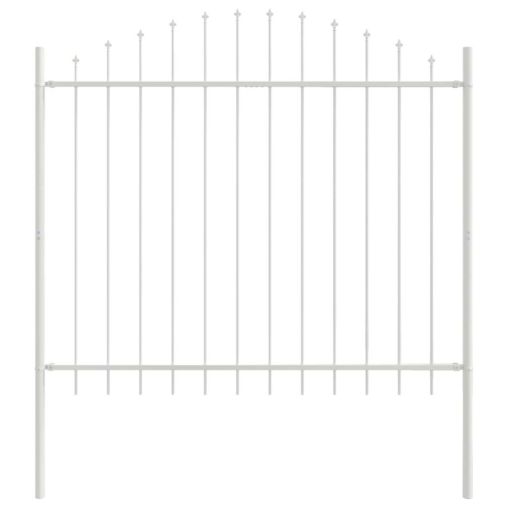 vidaXL Φράχτης Κήπου 6 pcs Λευκό 170 x 190 cm