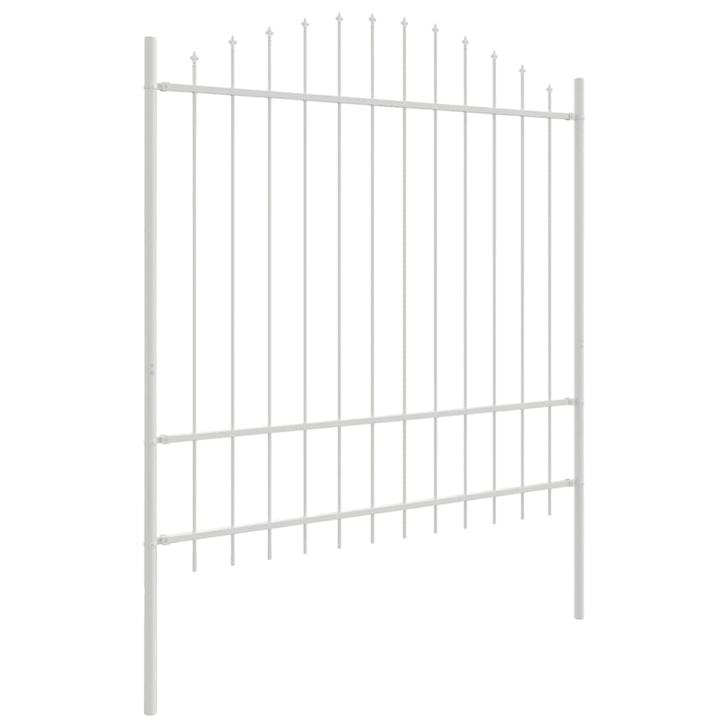vidaXL Φράχτης Κήπου WOERDEN 7 τμχ. 170 x 215 cm Λευκό