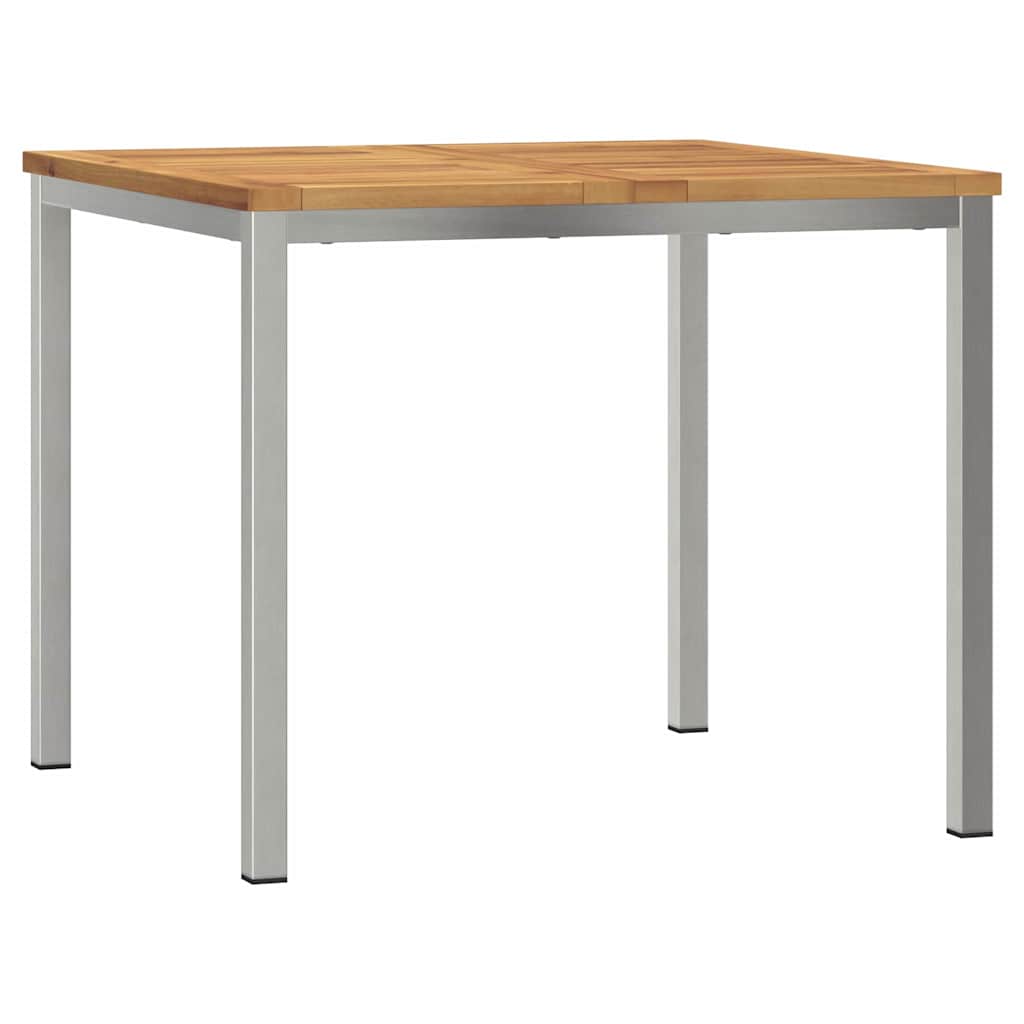 Σετ Φαγητού Κήπου vidaXL 3 Κομματιών Στερεού Ξύλου Ακακίας