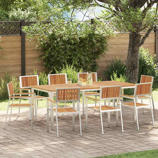 vidaXL Σετ Εξωτερικής Τραπέζης 9 pcs