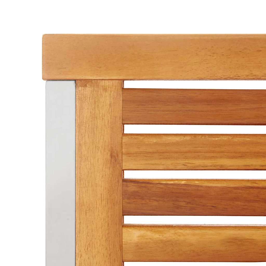 vidaXL 3 Τεμαχίων Σετ Τραπεζαρίας Κήπου από Στερεό Ξύλο Ακακίας