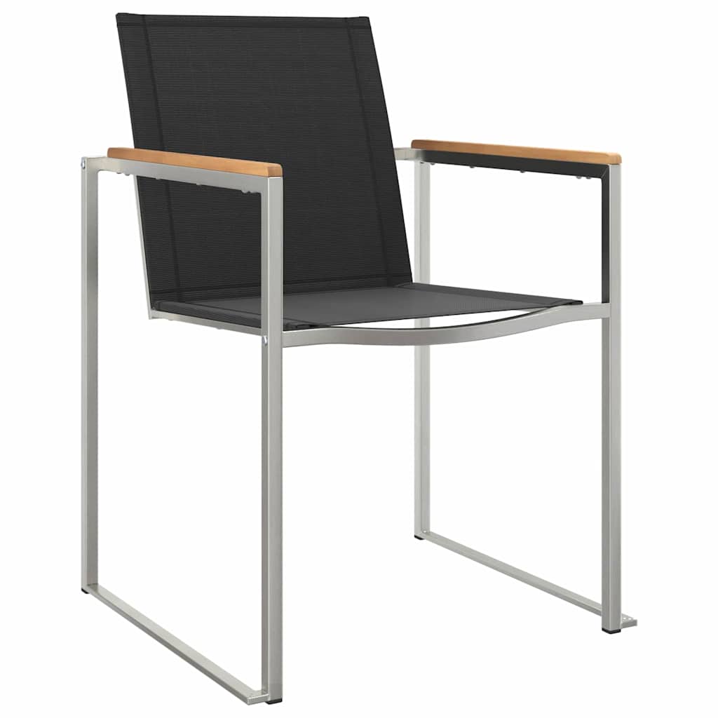 vidaXL 5 τεμαχίων σετ τραπεζαρίας κήπου από ξύλο teak