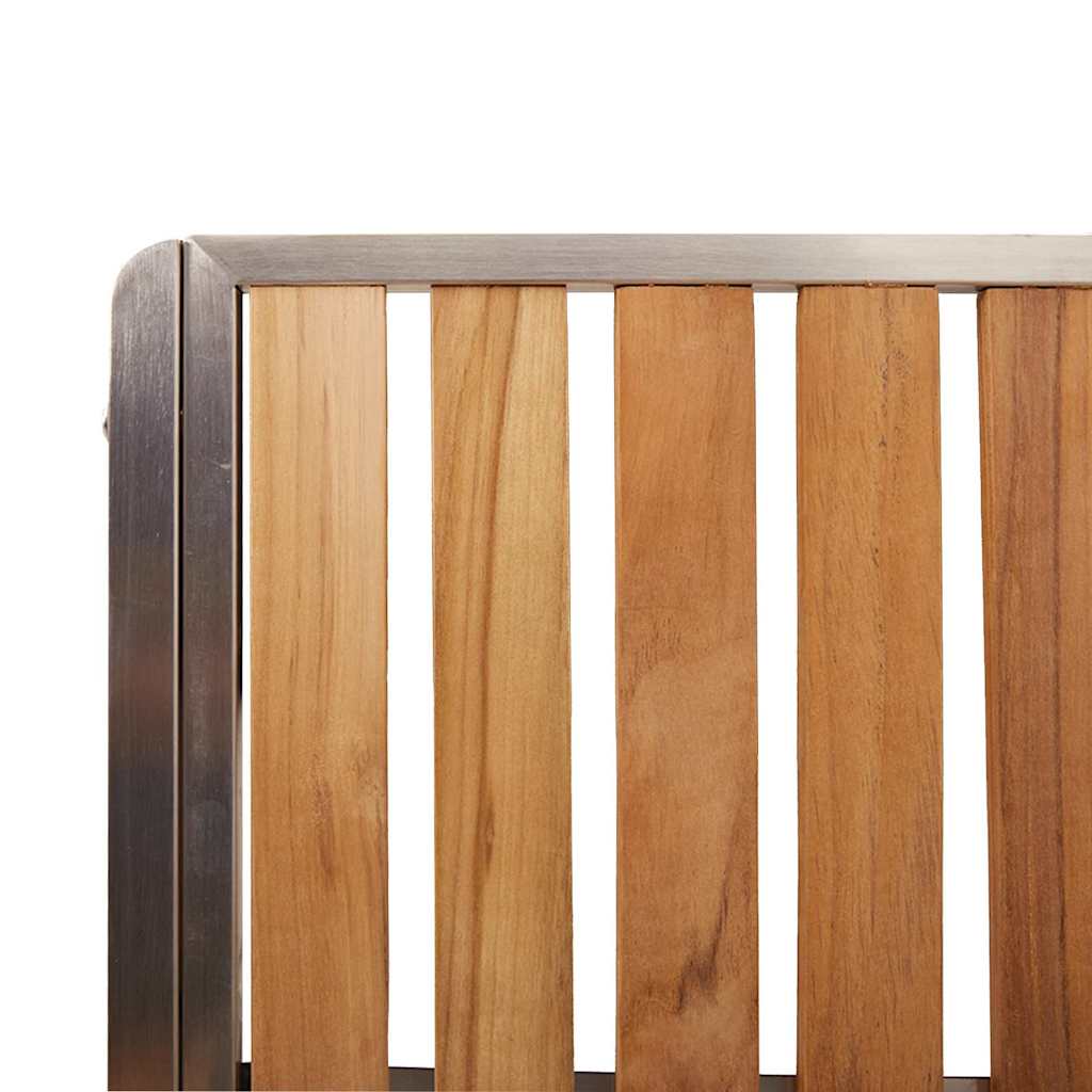 vidaXL Καρέκλα Κήπου 6 pcs Καφέ 56 x 54,5 x 87 εκ. Στερεό Ξύλο Τίκ