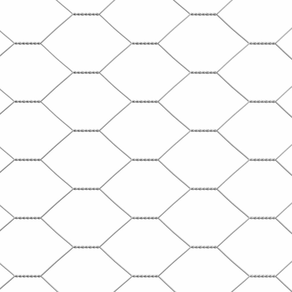 vidaXL Κλουβί για κότες Ασημί 2 x 2 x 2 m Επικαλυμμένος Χάλυβας