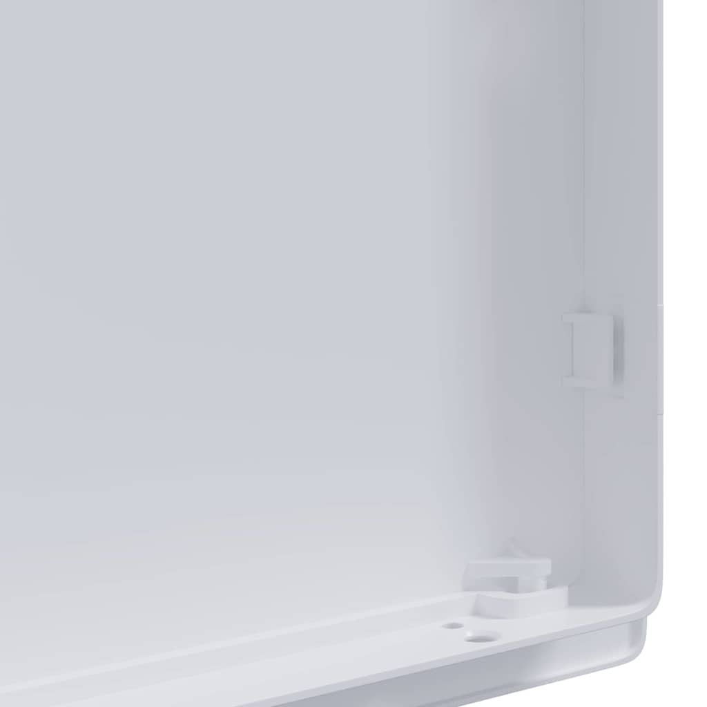 vidaXL Πίνακες Πρόσβασης 2 pcs Λευκό 23 x 15 x 2 εκ. ΑΒΣ Πλαστικό