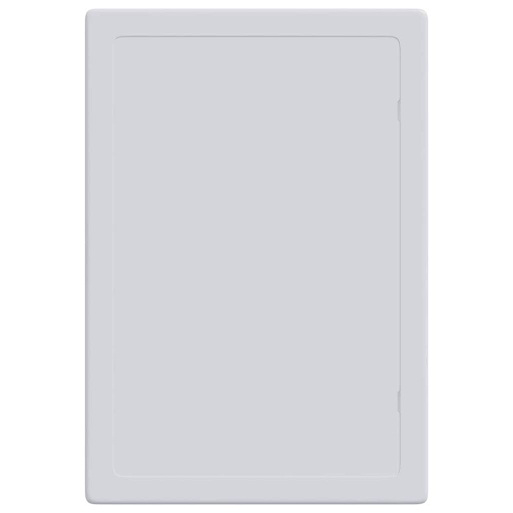 vidaXL Πίνακες Πρόσβασης 2 pcs Λευκό 23 x 15 x 2 εκ. ΑΒΣ Πλαστικό