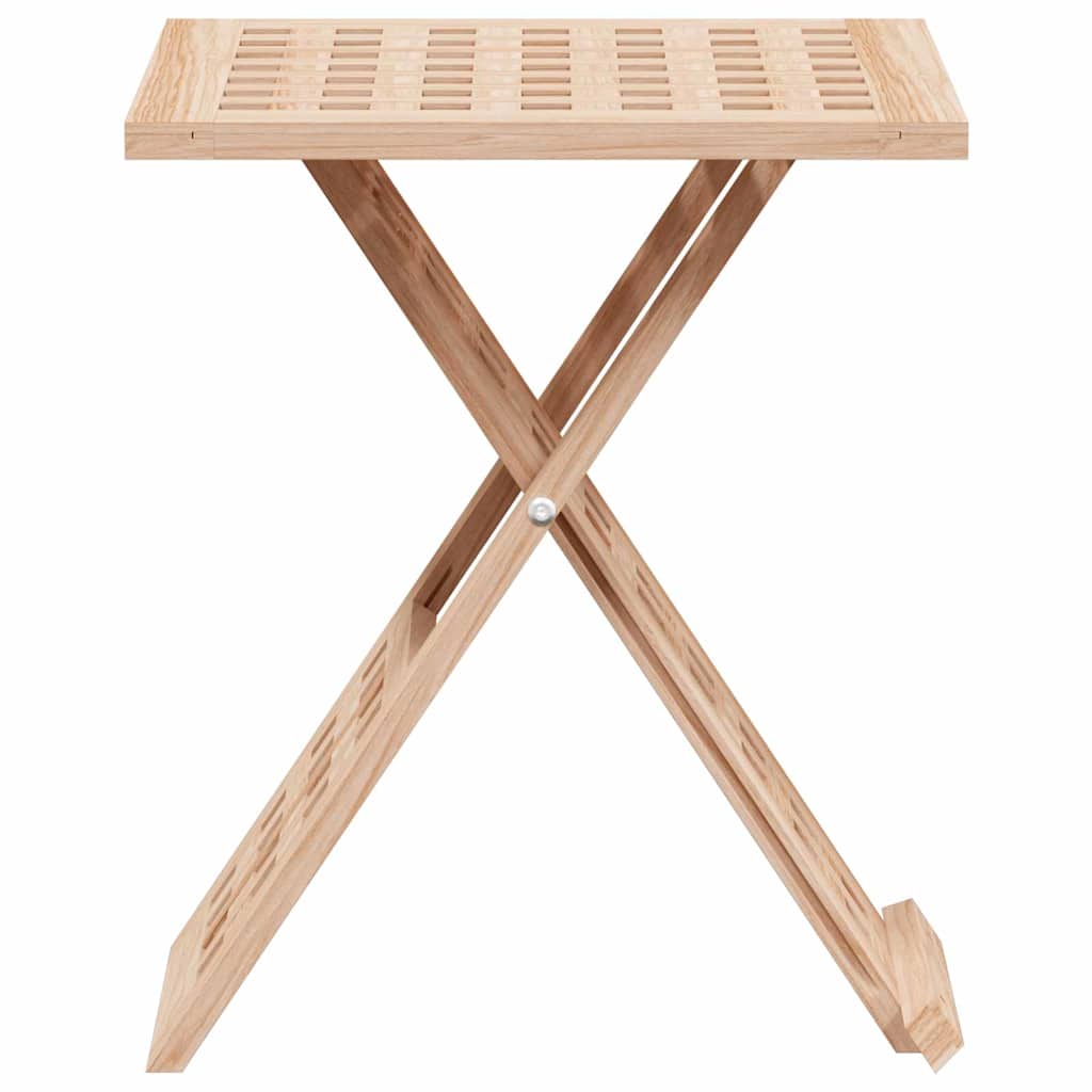 vidaXL Τραπεζάκι σαλονιού Πτυσσόμενο 33x33x40,5 εκ Μασίφ ξύλο καρυδιά