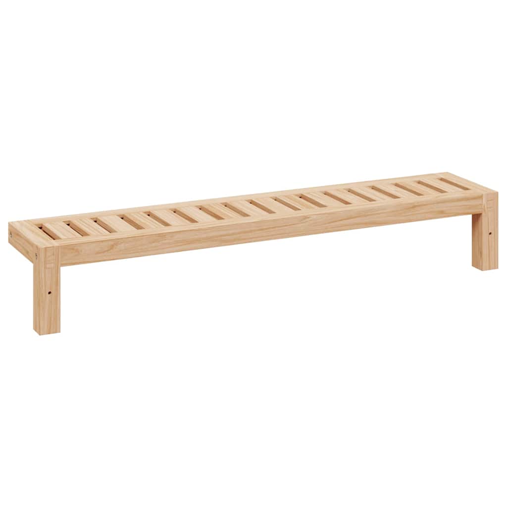 vidaXL Ράφι Τοίχου Κρεμαστό Επιτοίχιο Φυσικό 62 x 10 x 12,5 εκ