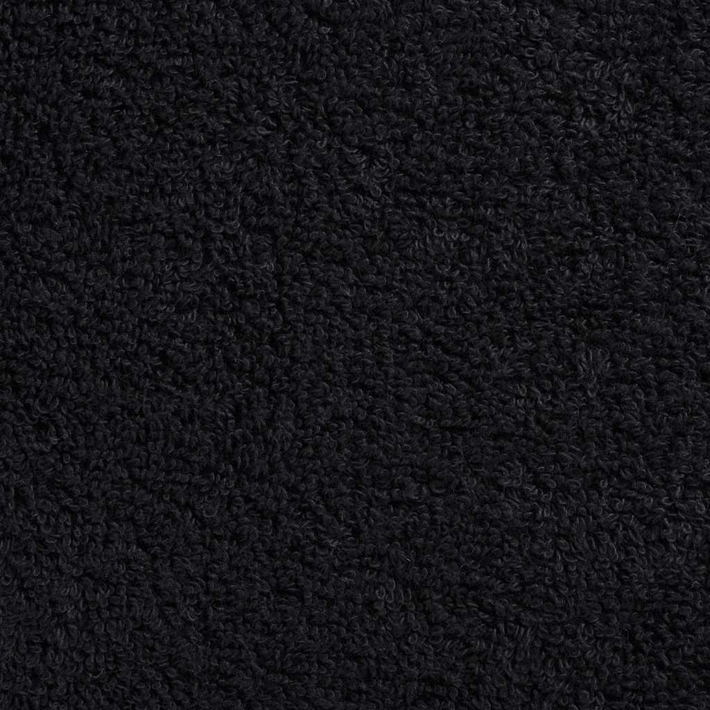 vidaXL Πετσέτα Επισκεπτών SOLUND 25 pcs Μαύρο 80 x 200 cm 550 gsm