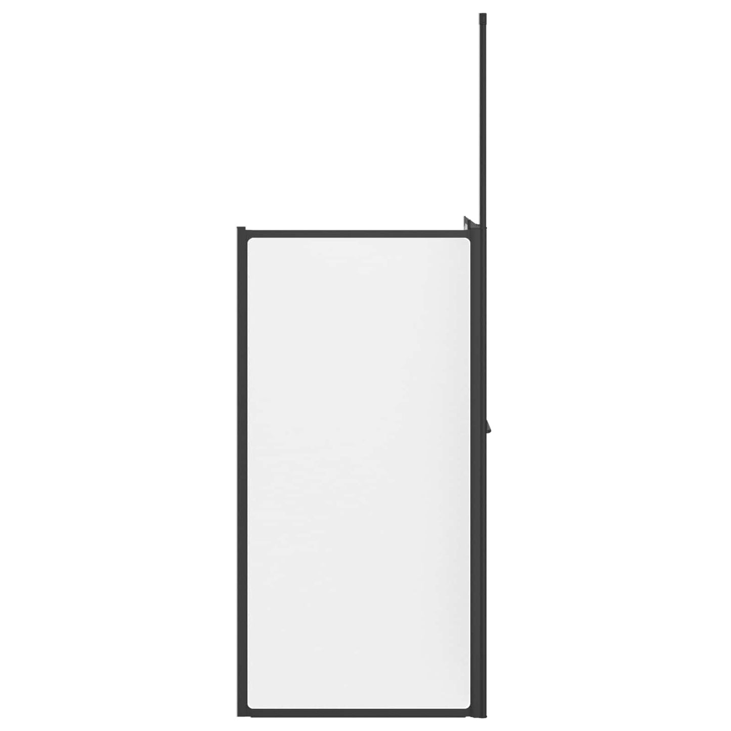 vidaXL Διαχωριστικό ντους Λευκό 120 x 70 x 137 εκ. Αλουμίνιο